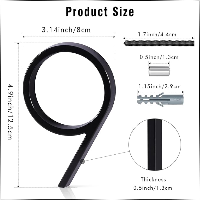 5" Address Number - Add-On