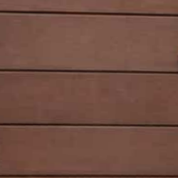 Close-up of wooden planks with a focus on texture and chocolate brown color.