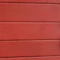 Close-up of red wooden planks