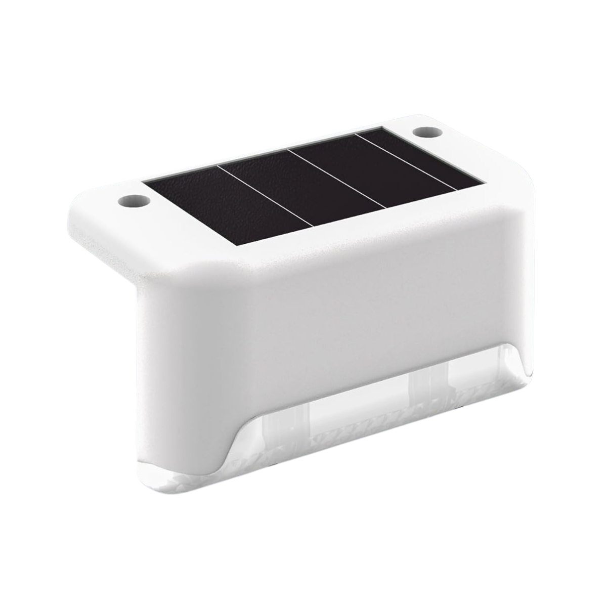 White solar light on a white background